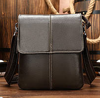 Чоловіча шкіряна сумка планшетка Leather Collection (372) khaki