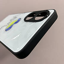 Чохол для Oppo A78 4G патріотичний чохол із синьо-жовтим серцем на телефон оппо а78 4г білий f8e, фото 6