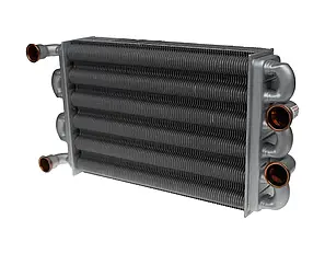 Бітермічний теплообмінник для газового котла Egis 24 kw - 65105094 до 2008г, фото 3