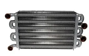 Бітермічний теплообмінник для газового котла Egis 24 kw - 65105094 до 2008г, фото 1