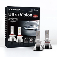 Светодиодные автолампы F2 H7 ZES CARLAMP Ultra Vision Led для авто 6000 Lm 6500 K