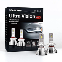 Светодиодные автолампы F2 H11 ZES CARLAMP Ultra Vision Led для авто 6000 Lm 6500 K