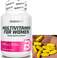 Вітаміни для жінок Biotech Multivitamin for Women 60 таб Мінеральний комплекс Vitaminka Vitaminka