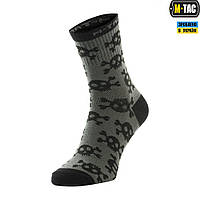 M-Tac шкарпетки легкі Mk.3 Pirate Skull Olive 39-42