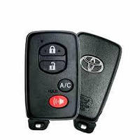 Ключ Toyota Smart Key (корпус) 3 кнопки 1 кнопка (Panic)