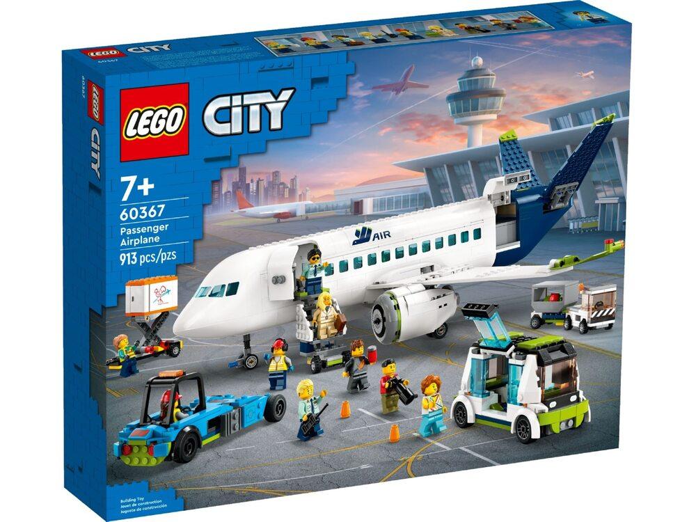 LEGO CITY 60367 Пасажирський літак 9 x 48 x 38 см 913 деталей, фото 1