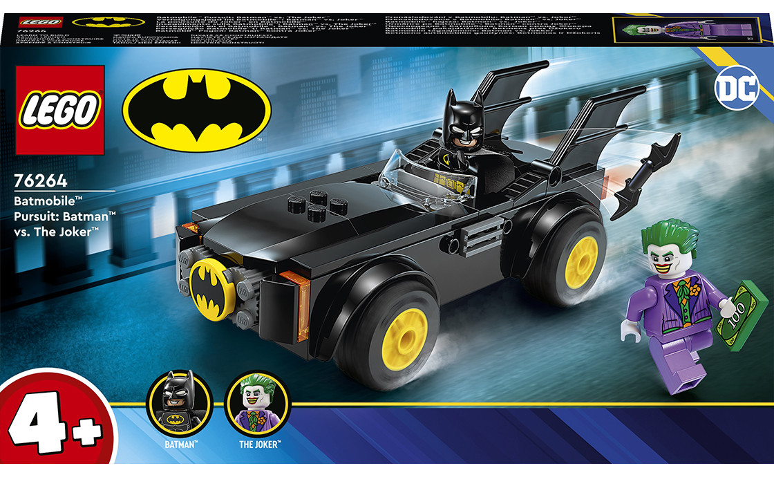 LEGO SUPER HEROES 76264 Бетмен проти Джокера 26-14-4 см 54 деталі, фото 1