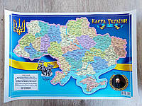 Карта Украины 40х60 см