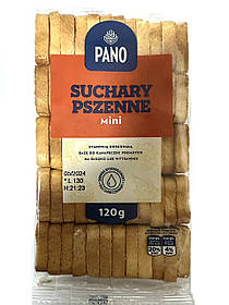 Пшеничні сухарики Pano Suchary Pszenne mini 120 г