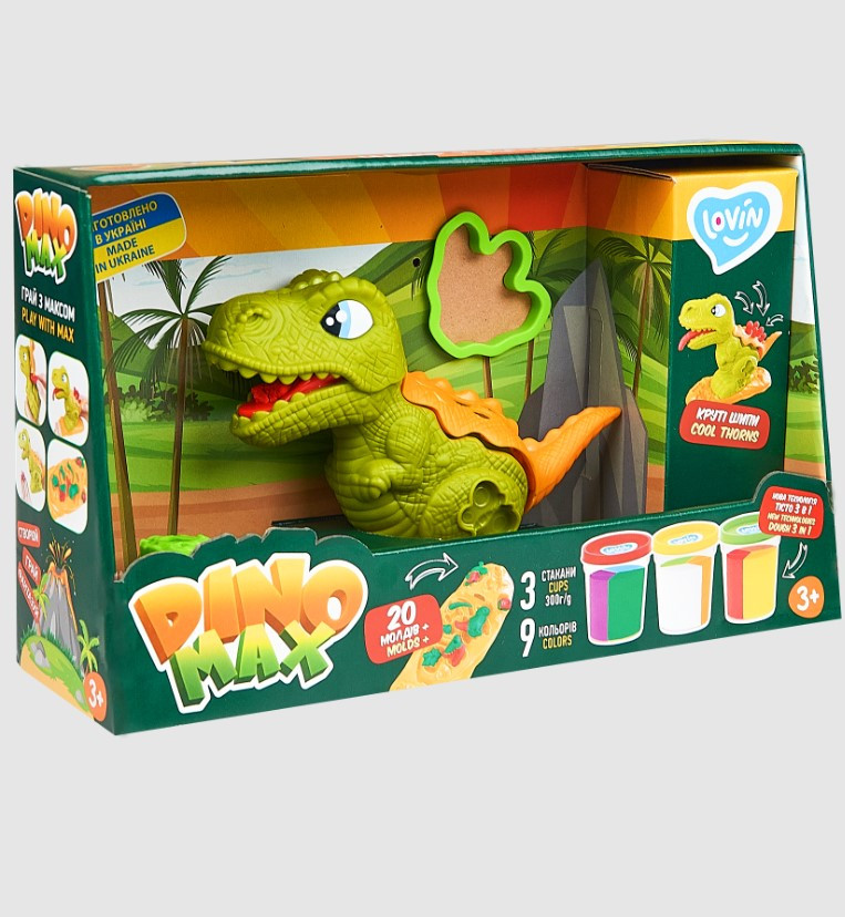 Набір для творчості тісто для ліплення Dino Max TM Lovin