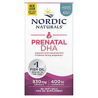 Рыбий жир для беременных Nordic Naturals "Prenatal DHA" с витамином D3, 830 мг (90 гелевых капсул)