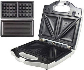 Сендвічниця AURORA AU-326 3в1 750Вт зі знімними формами