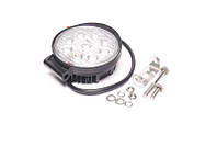 Фара LED кругла 27W, 9 ламп, 115*140мм, 1800Lm широкий промінь 12/24V 6000K (LITLEDA, JUBANA)