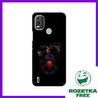 Силиконовый Чехол (три обезьяны) Nokia C21 Plus / Чехлы для Нокиа С21 Плюс