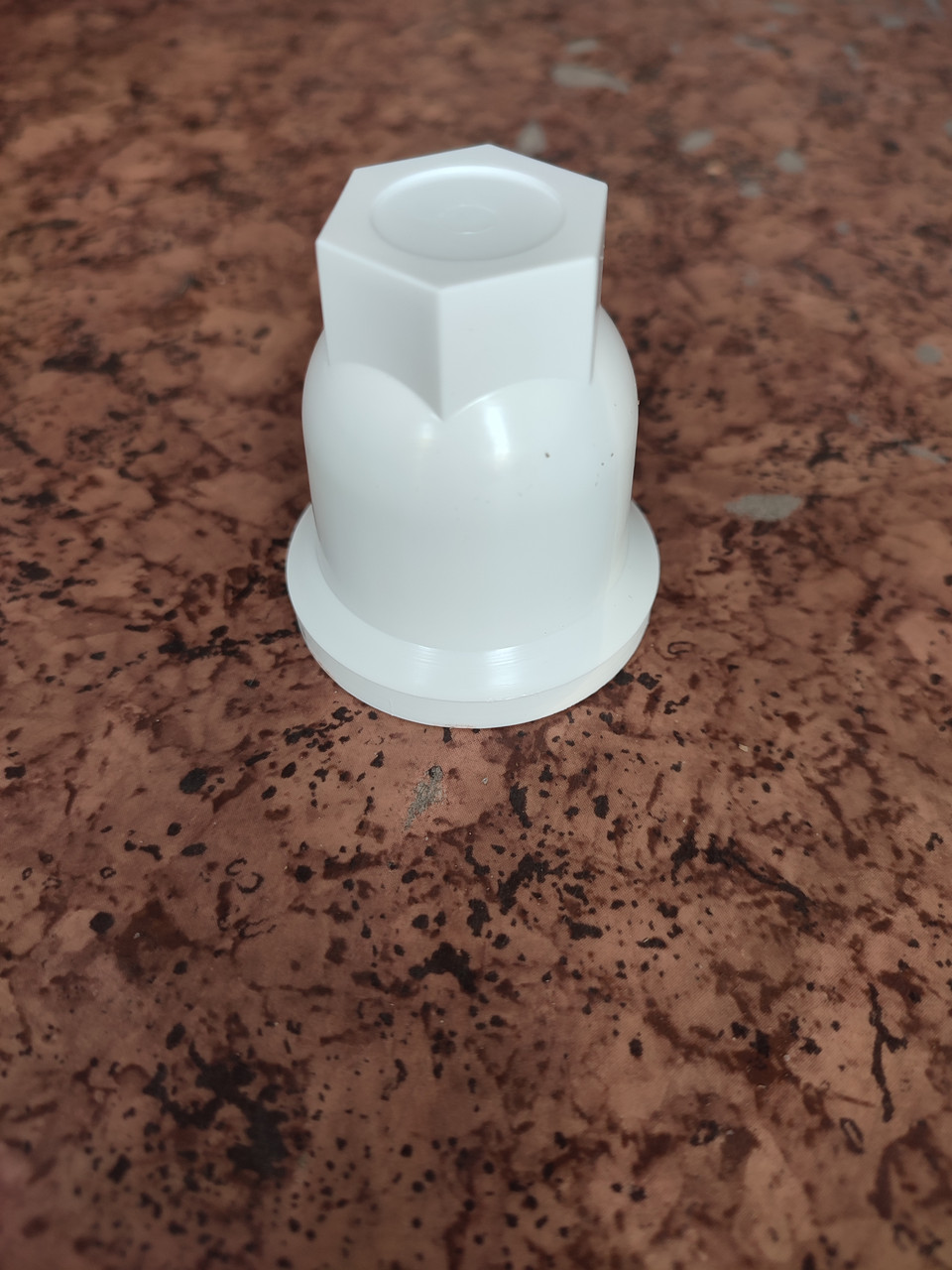 Комплект ковпачків високих на гайку колеса 32. Білий, фото 1