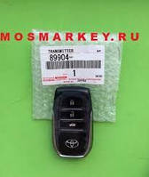 Ключ Toyota Camry 50 BJ1EW Smartkey 3 кнопки, Toyota H chip P1: 88, для рынка Европы, на автомобили с