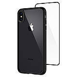 Чохол Spigen для iPhone XS Max (Без захисного скла) - Ultra Hybrid 360, Black (065CS25132), фото 5