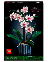 LEGO ICONS 10311 рослинного декору Орхідея 608деталей біля коробці 7 x 26 x 38 см