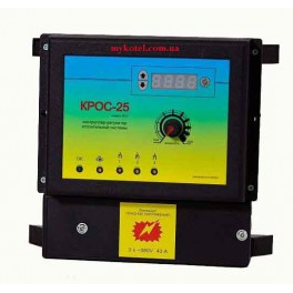 Автоматика «KROS-325» напівпровідникова класу "Люкс" для 3-фазних електрокотлів від 6 до 25 кВт