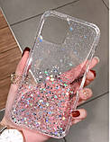 Блискучий чохол з срібною фольгою Samsung Galaxy A23 4G (SM-A235FZ) / M13 (SM-M135) / M23 (SM-M236), фото 3
