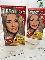 Стійка крем-фарба для волосся Prestige 209 Світлий попелясто-русий