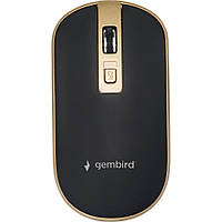 Мышка Gembird MUSW-4B-06-BG Wireless Black-Gold (MUSW-4B-06-BG)