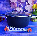 Каструля казан з антипригарним Greblon C2 покриттям 5.8 л 28 см Maestro MR-4428 Індукційний казан, фото 2