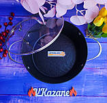 Каструля казан з антипригарним Greblon C2 покриттям 5.8 л 28 см Maestro MR-4428 Індукційний казан, фото 3