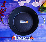 Каструля казан з антипригарним Greblon C2 покриттям 5.8 л 28 см Maestro MR-4428 Індукційний казан, фото 4