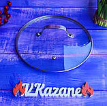 Каструля казан з антипригарним Greblon C2 покриттям 5.8 л 28 см Maestro MR-4428 Індукційний казан, фото 7