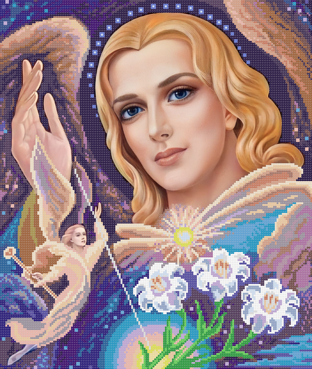 Схема для вишивки бісером ,, Архангел Гаврііл ,, Сб-3-31, фото 1