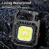 Акумуляторний Led ліхтарик W5130 Keychain light з Type-c (7 режимів, червоне світло), фото 4