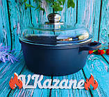 Каструля казан з антипригарним Greblon Ceram покриттям 5.8 л 28 см Maestro MR-4628C Індукційний казан, фото 2