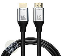 Кабель HDMI 2.1v сверхскоростной 8K/60Гц 1метр