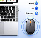 Мишка комп'ютерна бездротова Baseus F01B Bluetooth 5.0, фото 3