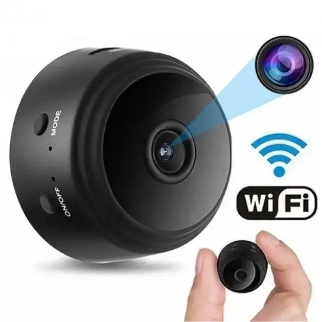 Міні Камера IP Відеоспостереження Wi-Fi FullHD 1080 Action Camera A9 Бездротова C Датчиком Руху нічне знімання