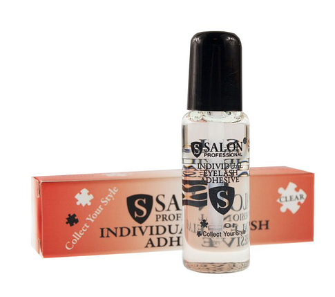 Клей для вій Salon Professional прозорий 10 мл, фото 1