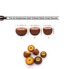 ⇒ Амбушюри мандаринки, силікон + піна для навушників KZ TRN TFZ KBEAR FiiO BGVP Sony, фото 9