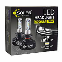 SOLAR LED SOLAR HB3 (9005) 12/24V 6000K 4000Lm 50W Seoul CSP 19x19 (50шт.)