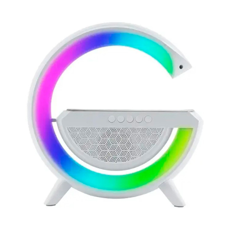 Нічник з Bluetooth Колонкою 3в1 Smart Sound Machine RGB Light з бездротовою зарядкою YN2209
