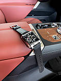 Гібридний (Кварц + механічний хронограф) годинник із сапфіровим склом Pagani Design PD-1725 Silver-Black, фото 5