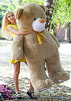 Плюшевый мишка 2 метра Мягкая игрушка Подароки на день рождения девушке, Плюшевый медведь 200 см Бежевый