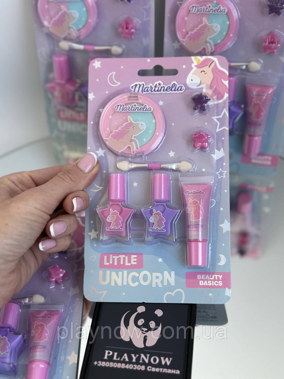 Дитячий набір косметики Martinelia Основи краси Маленький єдиноріг, фото 1