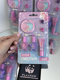 Розпродаж! Дитячий набір косметики Martinelia Основи краси Маленький єдиноріг