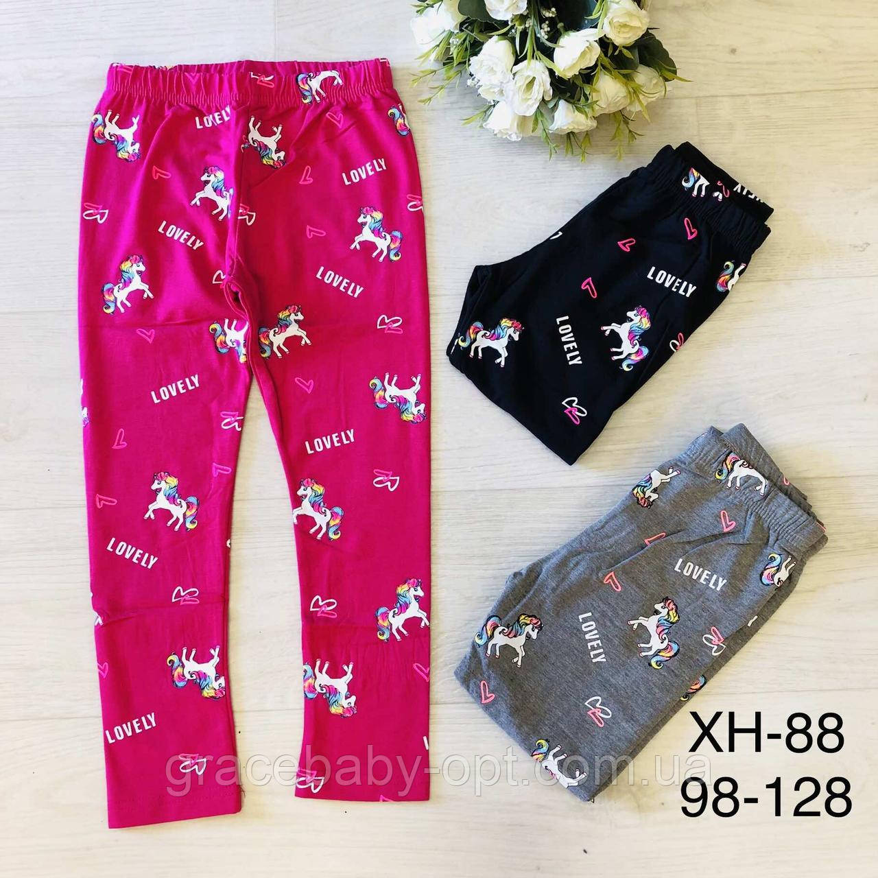 Лосини для дівчат оптом, Taurus, 98-128 см,  № XH-88, фото 1
