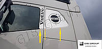 Набор - Фальш накладки на боковые окна + накладки на стойки двери хром для Volvo FH16 (2012+)