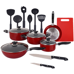 Набір посуду BRAVO CHEF алюм.18 пр. (BC-6102-18)