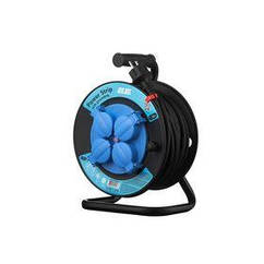 Мережевий подовжувач на котушці 2E 4XSchuko, IP44, 3G*1.5 мм, 20 м, black (2E-CR4315IP44M20)