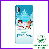 Чехол (Merry Christmas) Самсунг Галакси М02 / Чехлы Счастливого Рождества Samsung Galaxy M02 (M022)