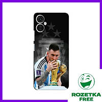 Чехол для TECNO Camon 19 Neo (Месси ЧМ) / Чехлы Messi Техно Камон 19 нео